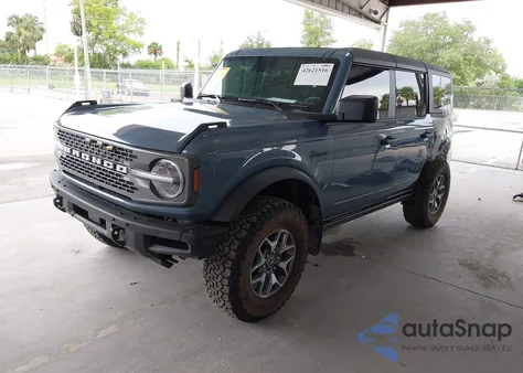 2024 Ford Bronco Badlands z USA, uszkodzony, nr VIN 1FMEE9BP5RLB31731